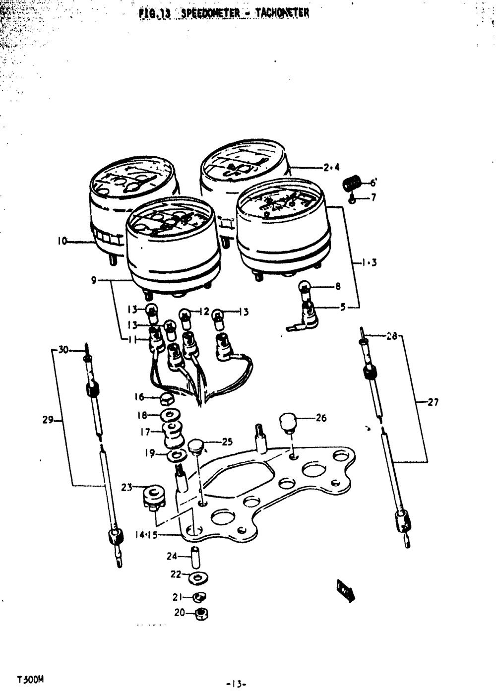 Speedometer - tachometer