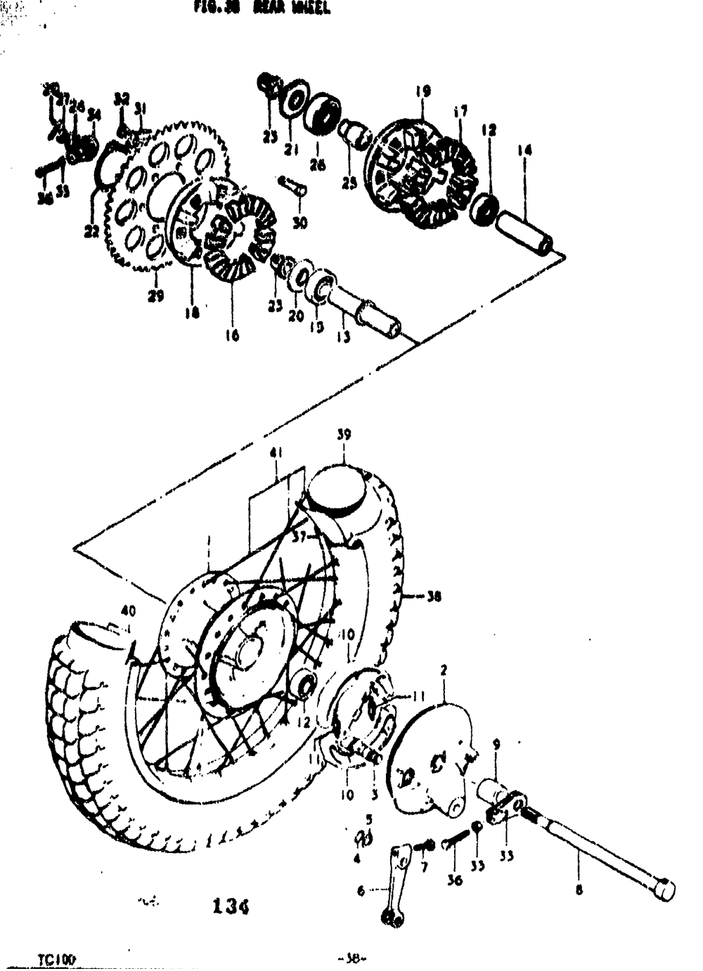 Rear wheel