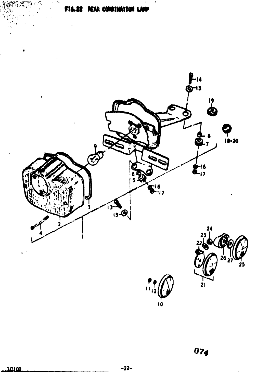 Rear combination lamp