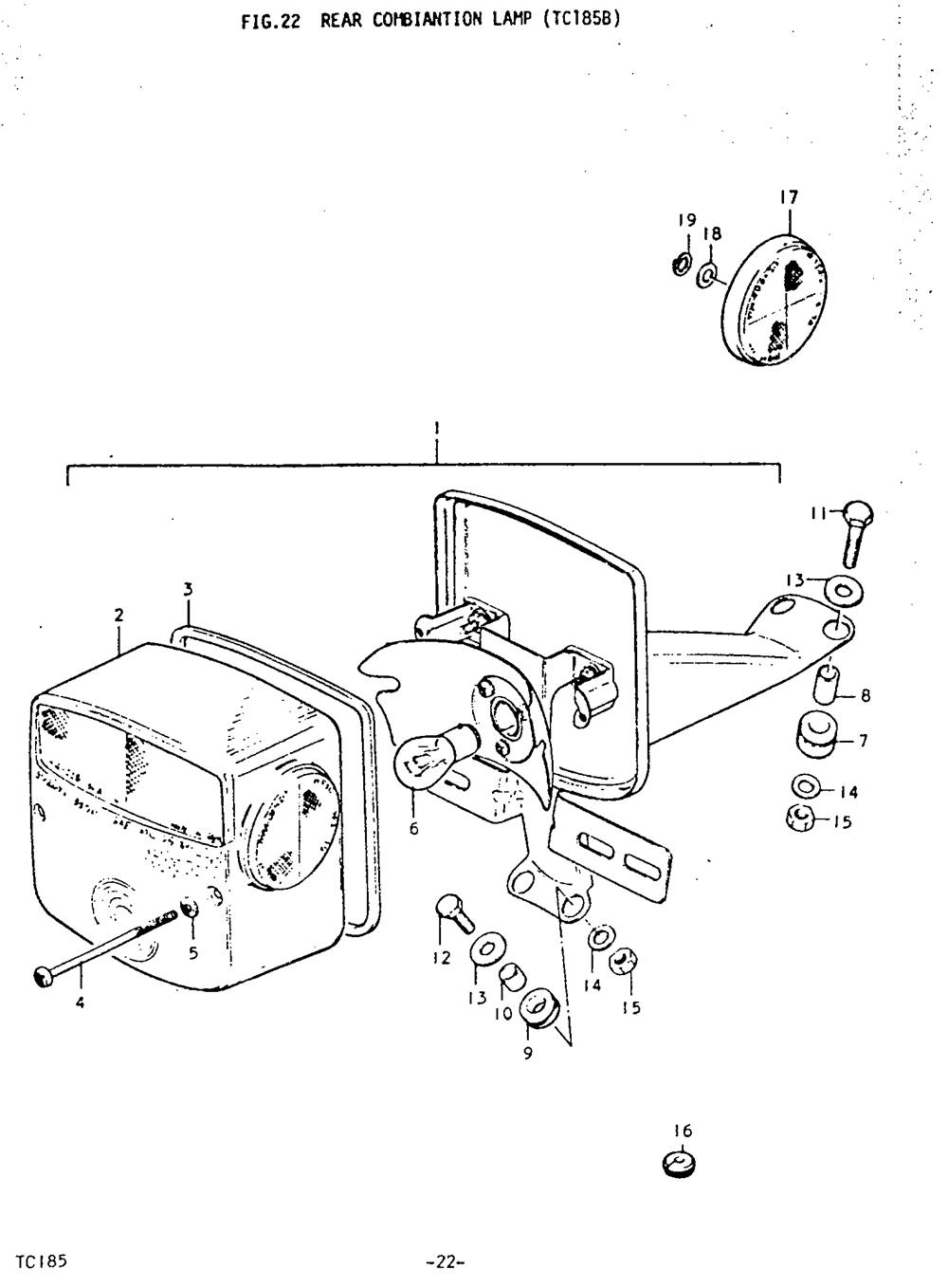 Rear combination lamp (tc1858)