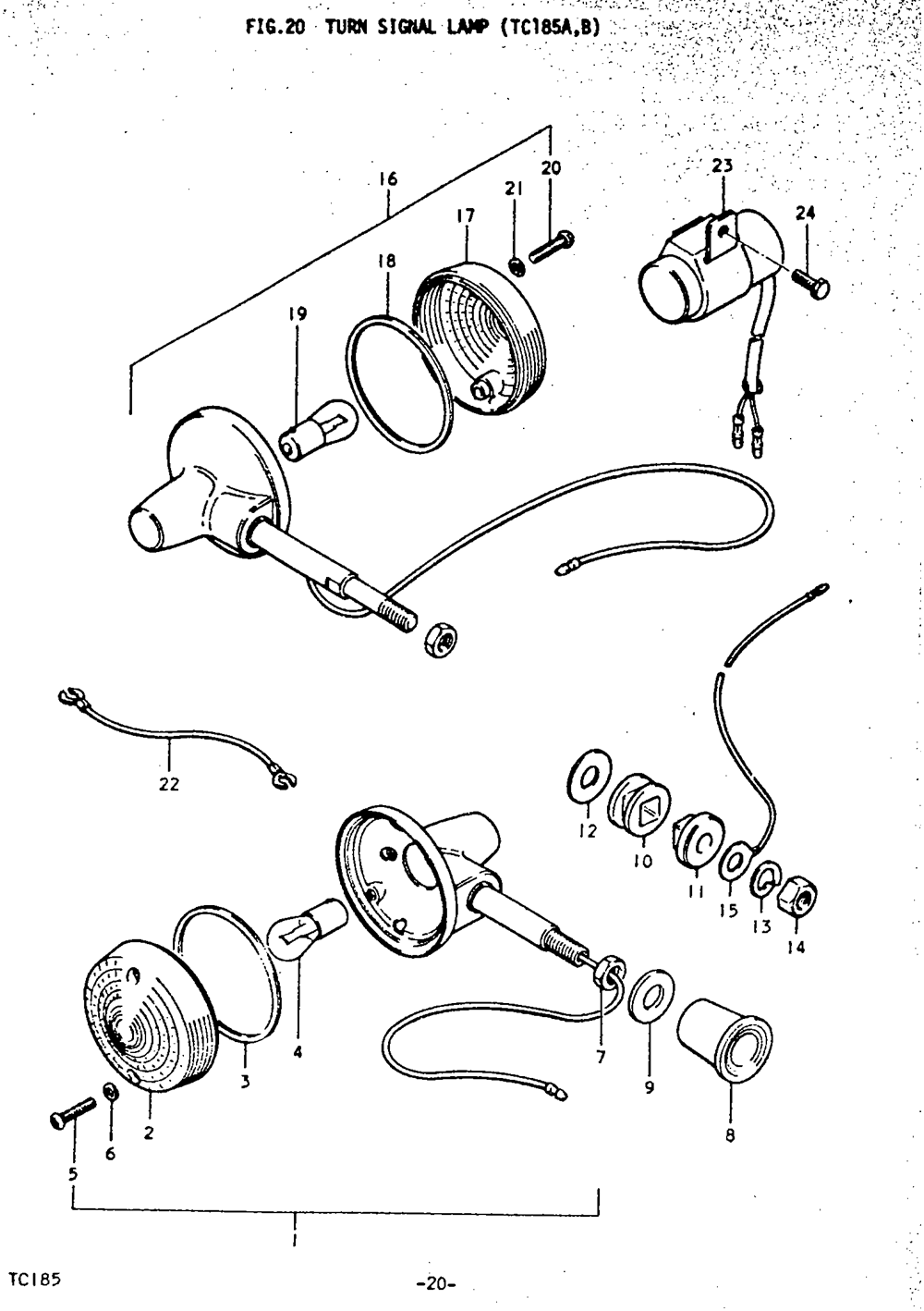 Turn signal lamp (tc185a