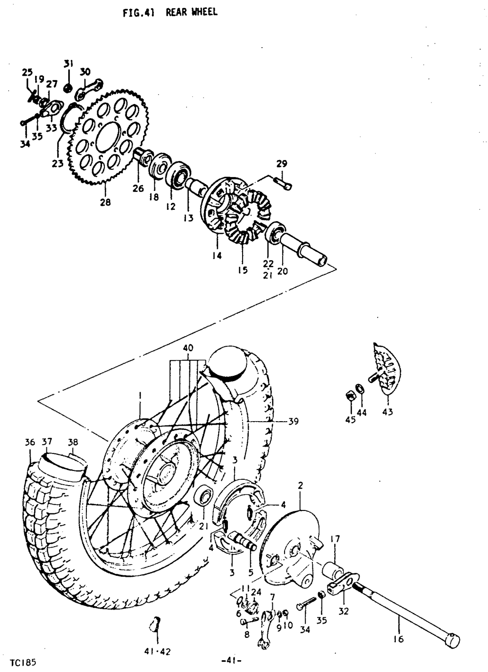 Rear wheel