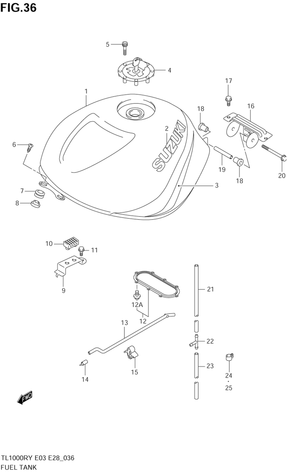 Fuel tank (model w)