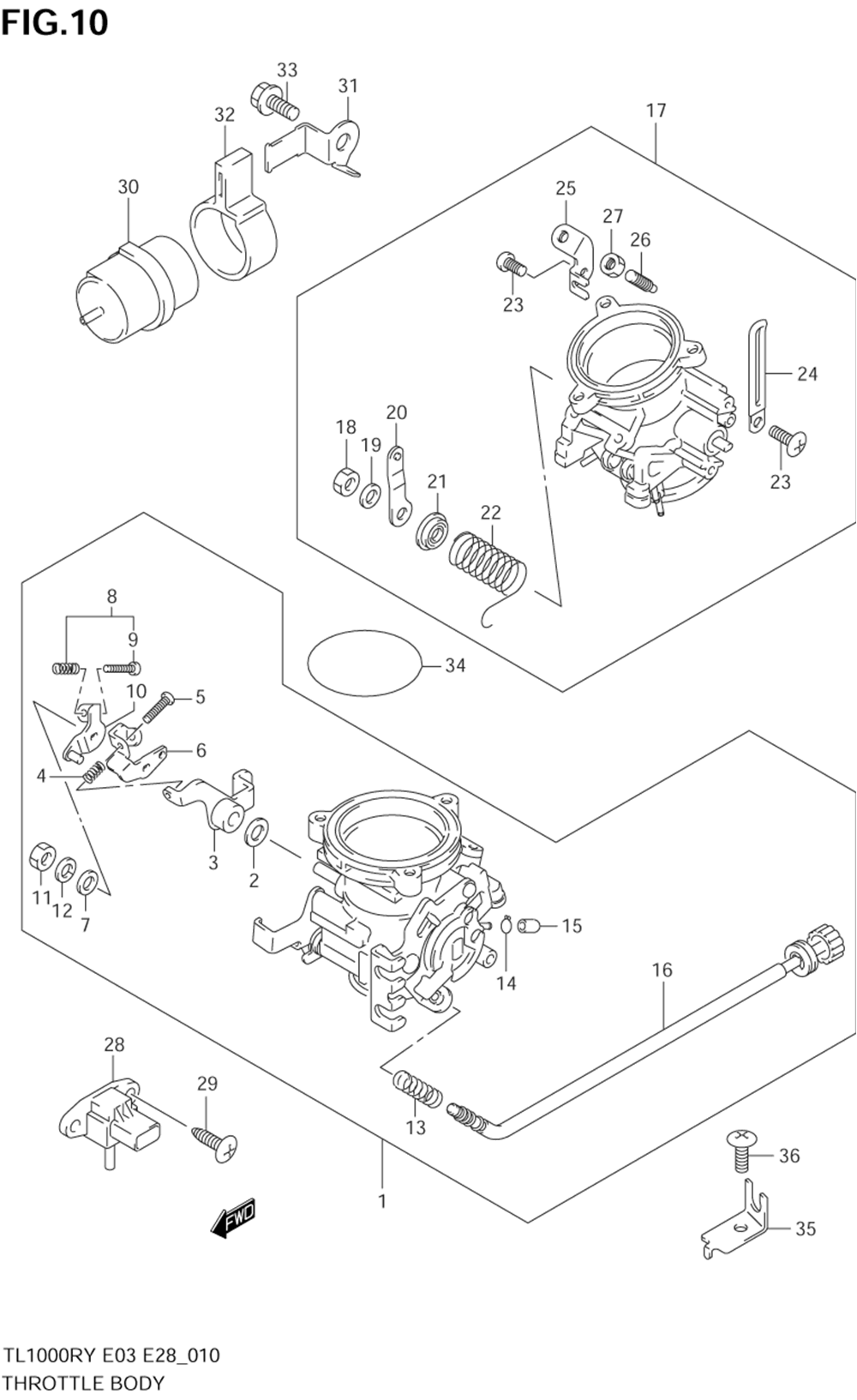 Throttle body