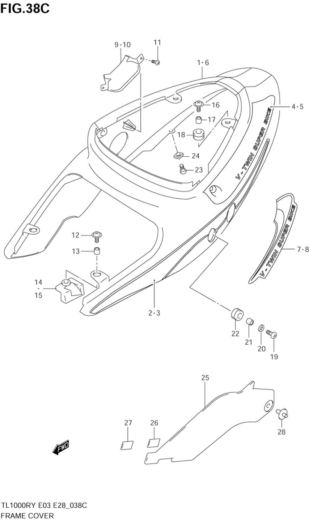 Frame cover (model k1)