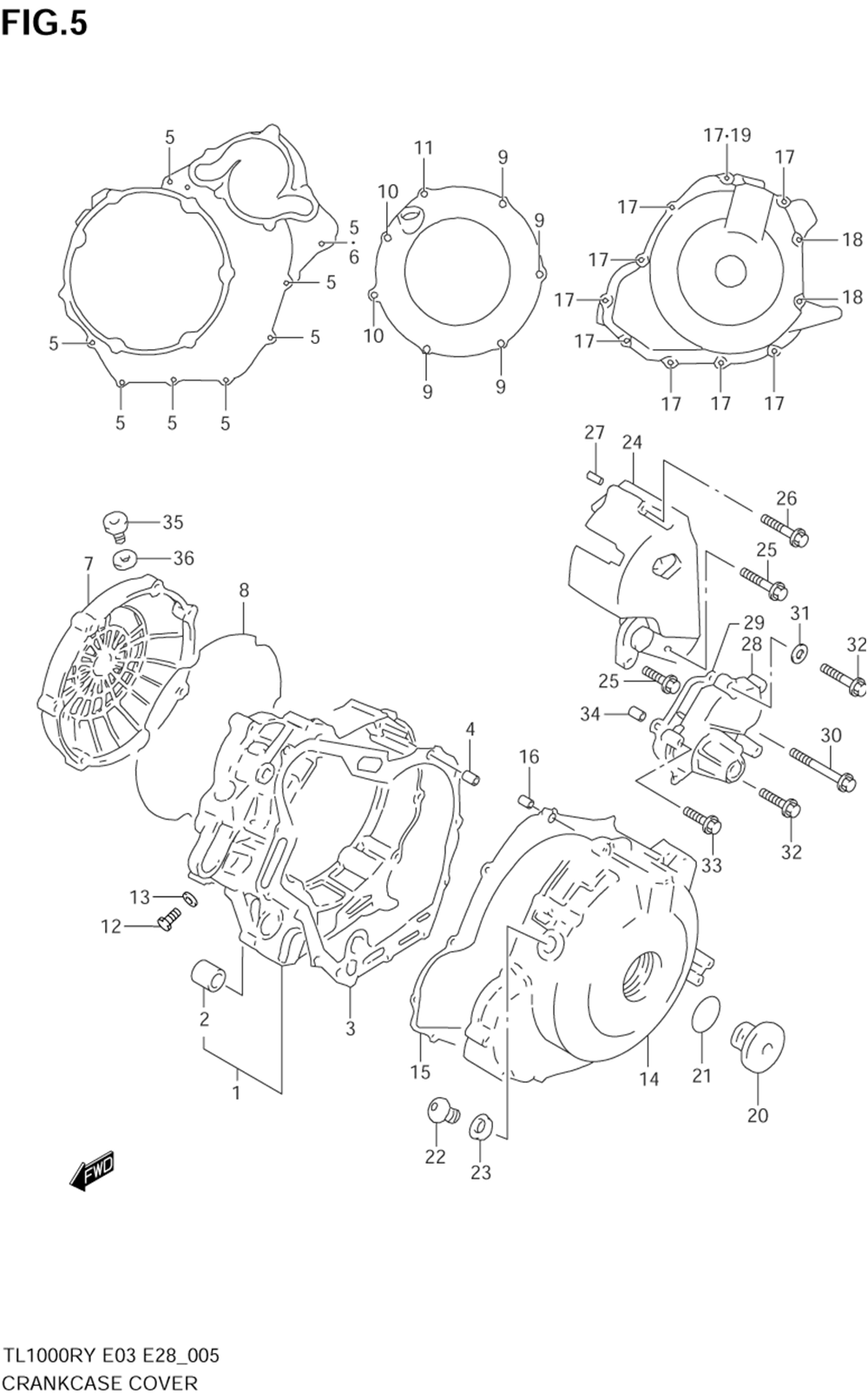 Crankcase cover