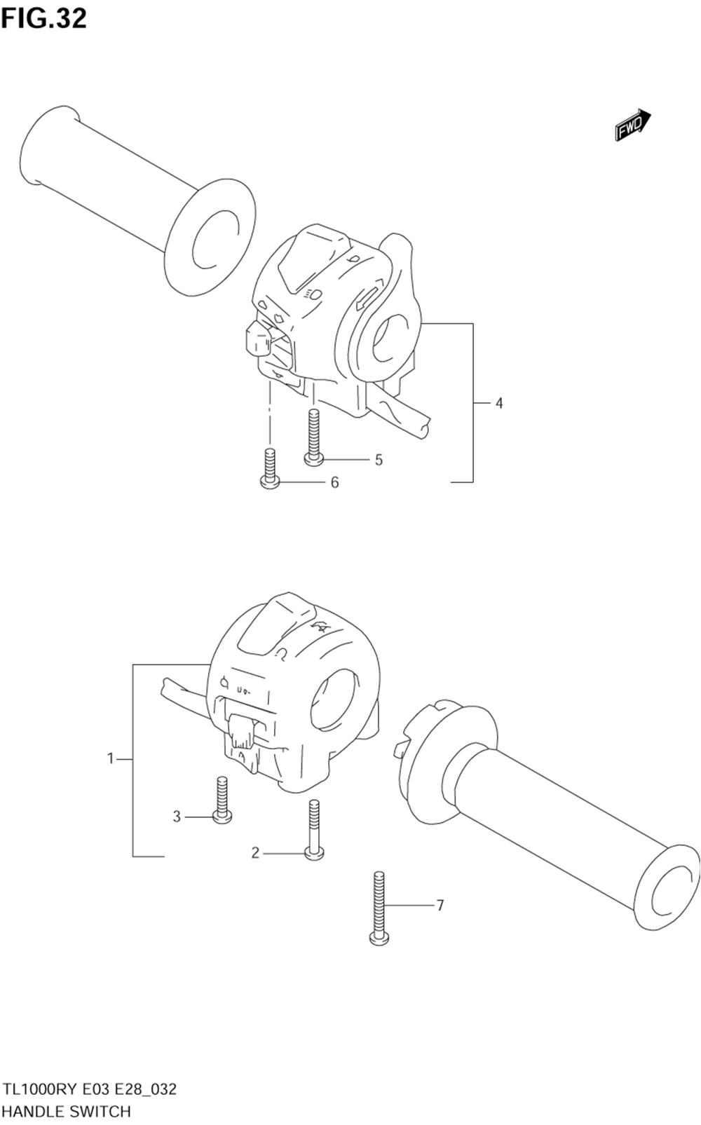 Handle switch