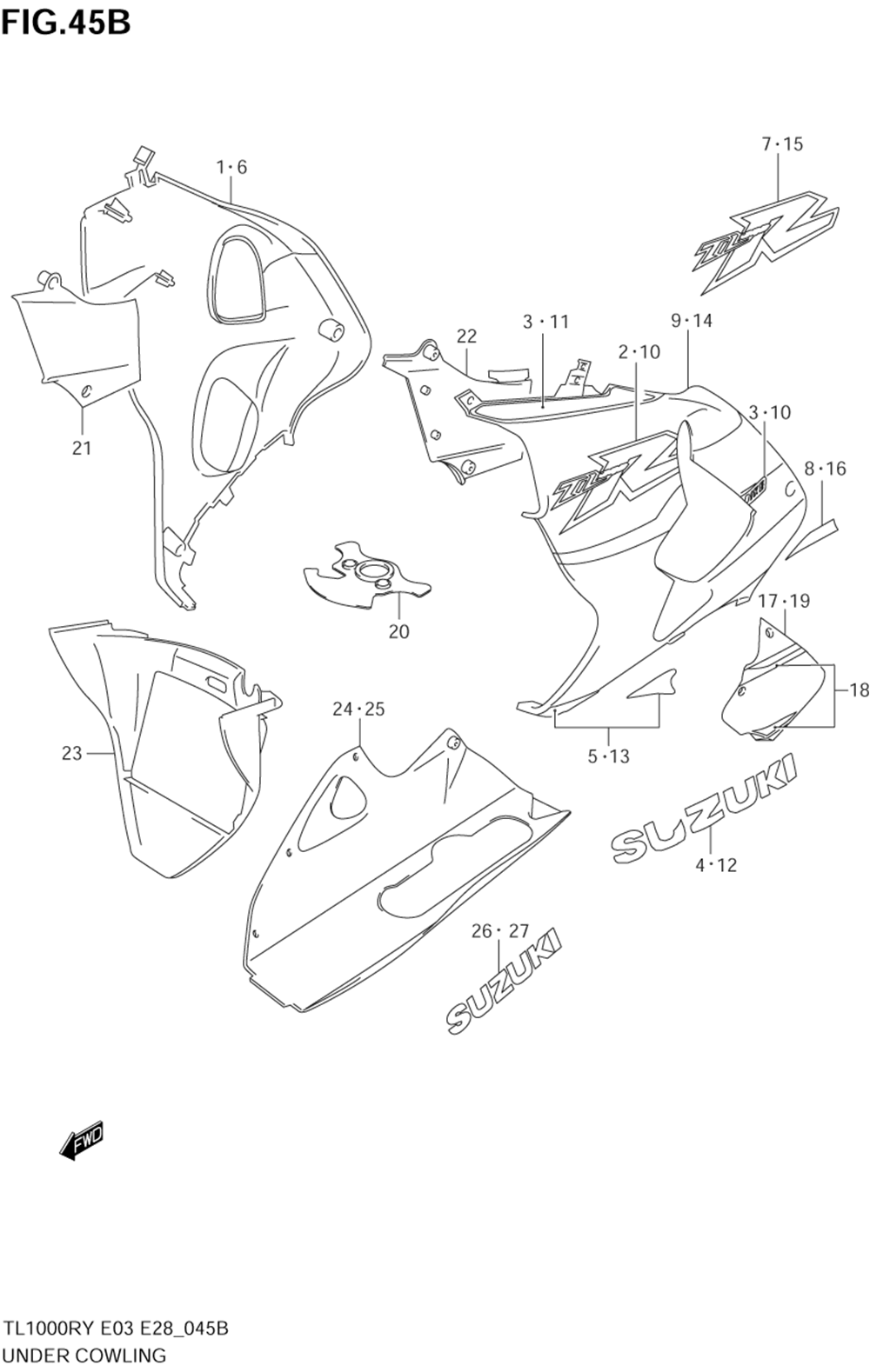 Under cowling (model y)