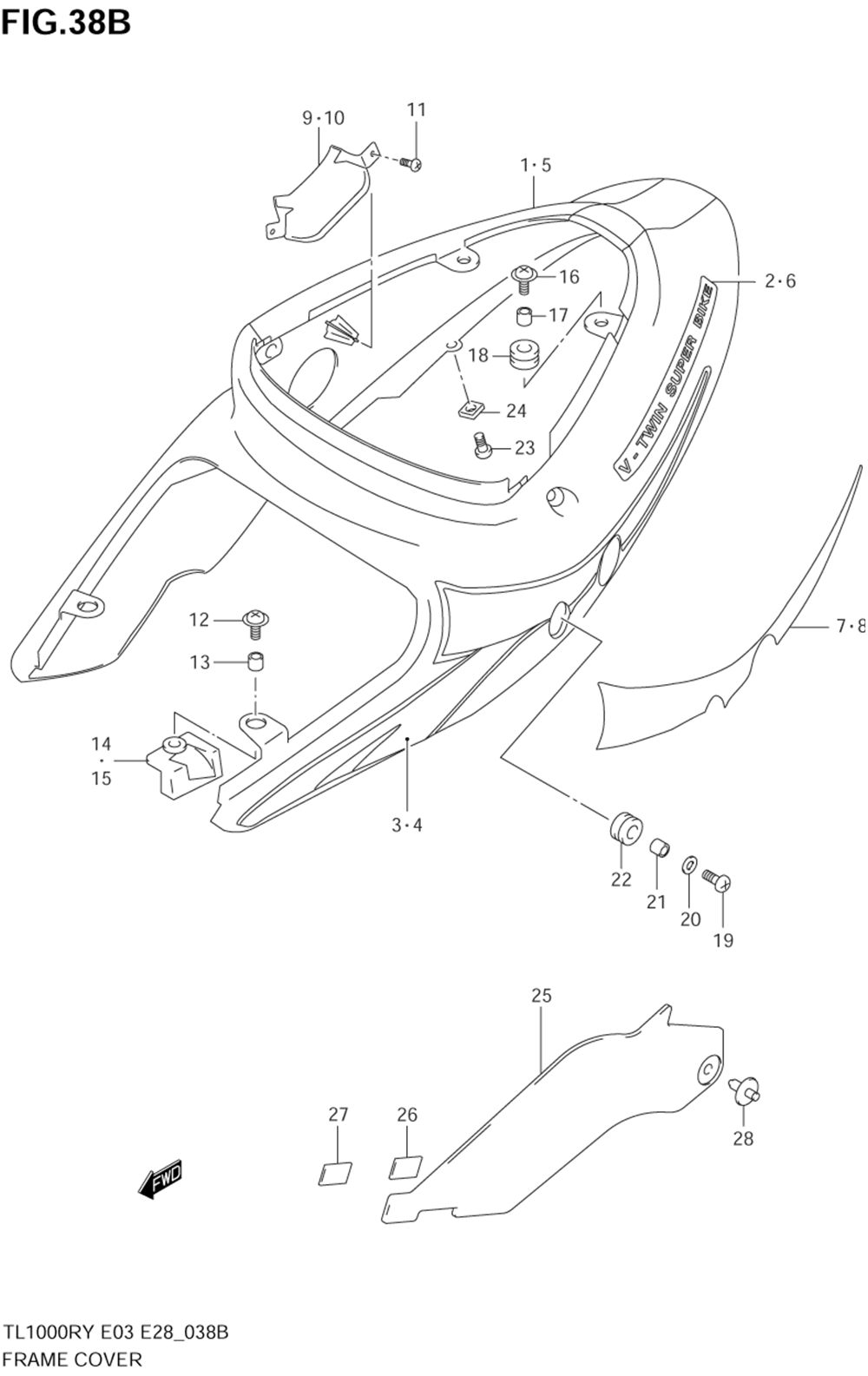 Frame cover (model y)