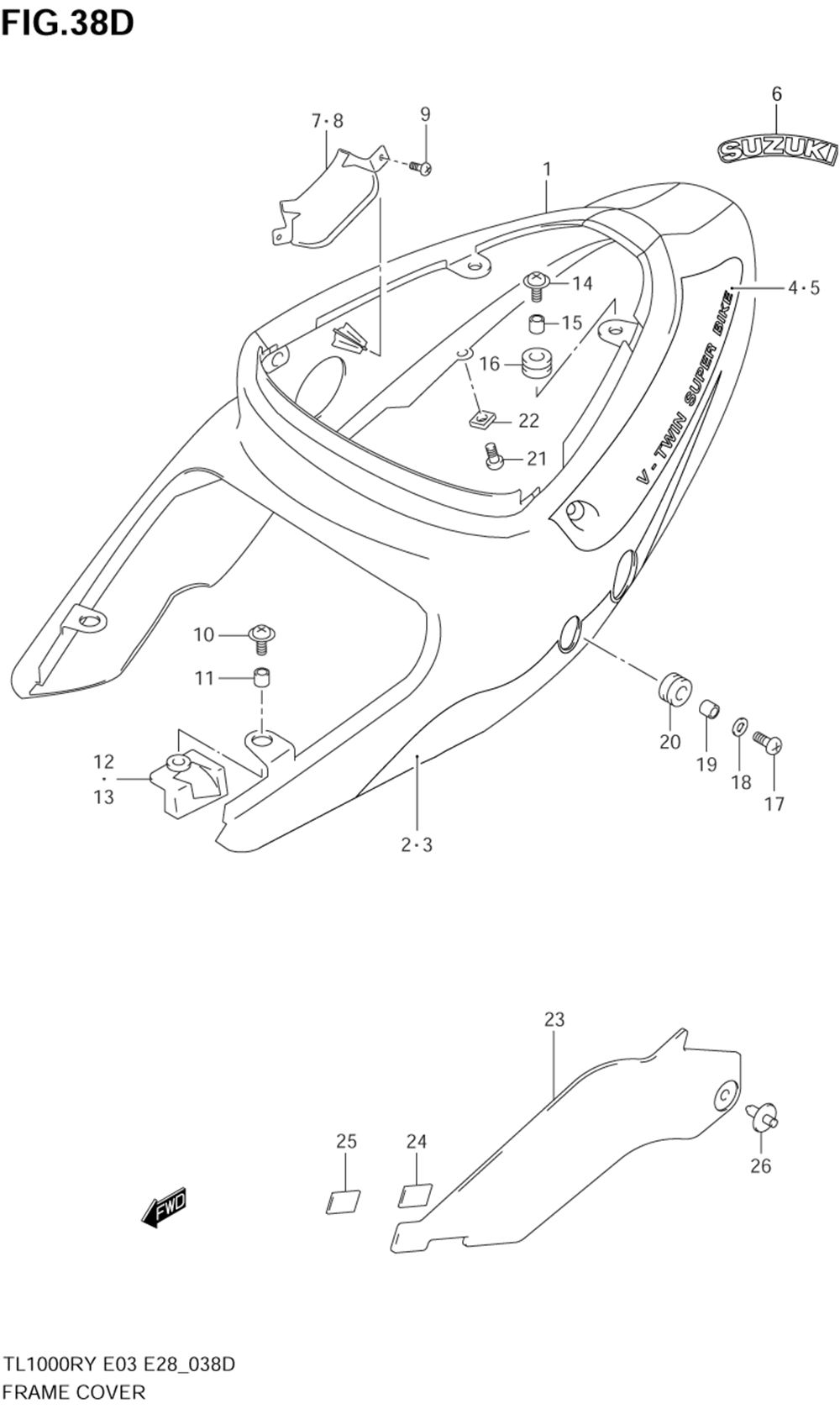 Frame cover (model k2)