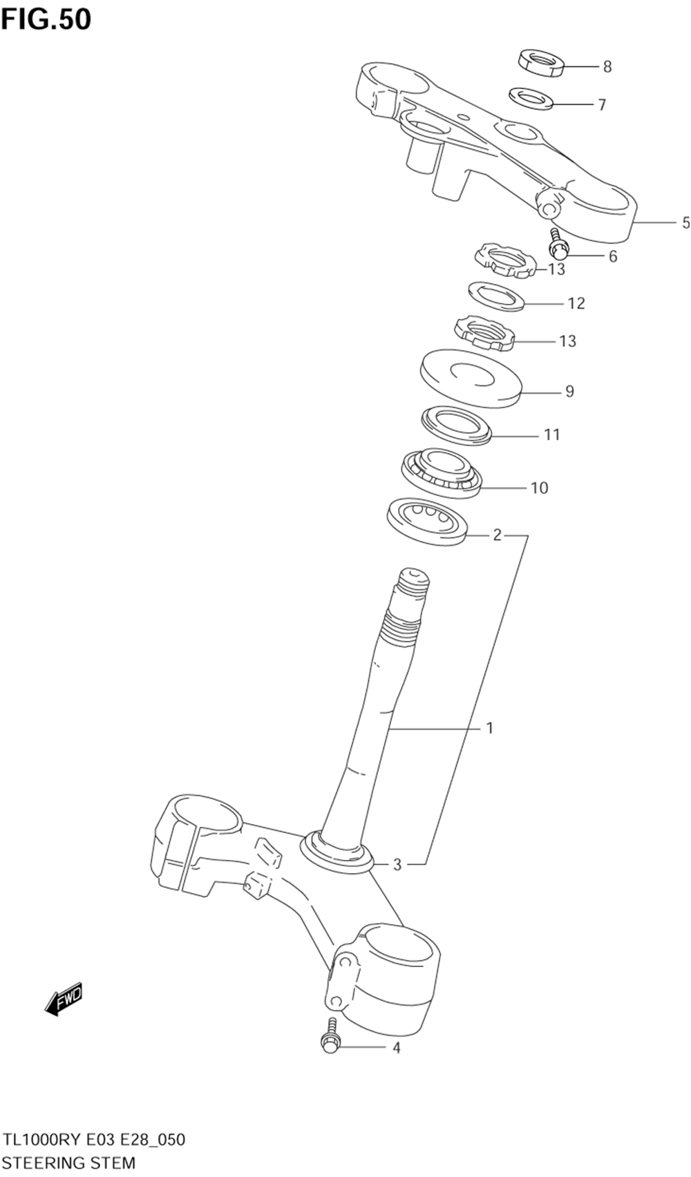 Steering stem