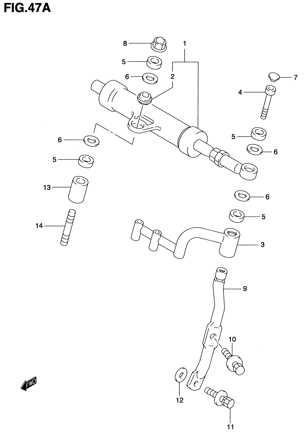 Steering damper (model w_x_y_k1)