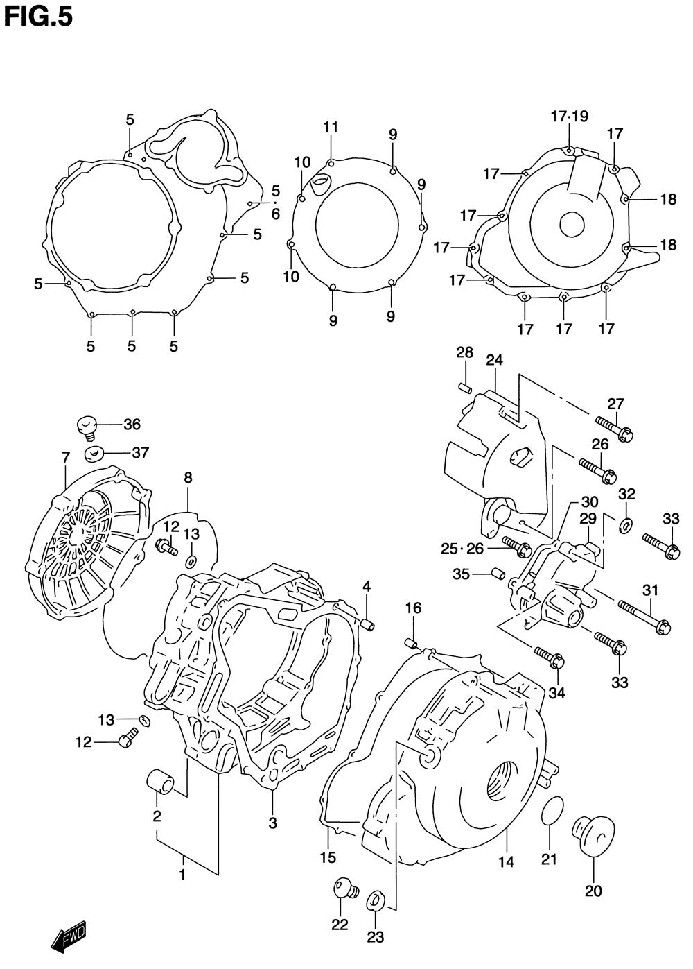 Crankcase cover