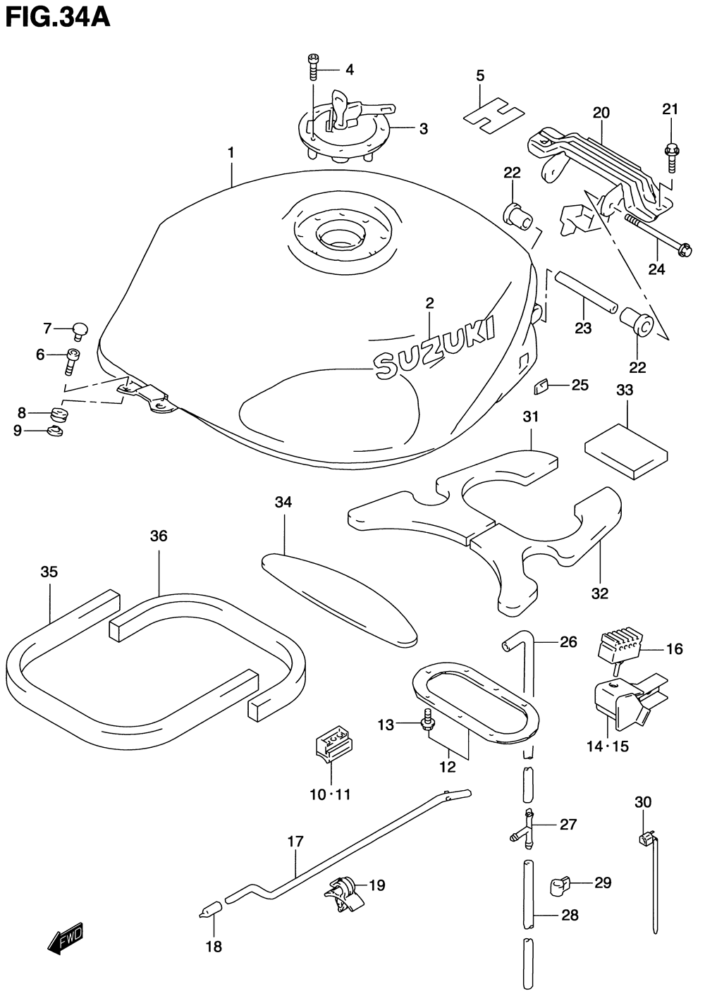 Fuel tank (model y_k1)