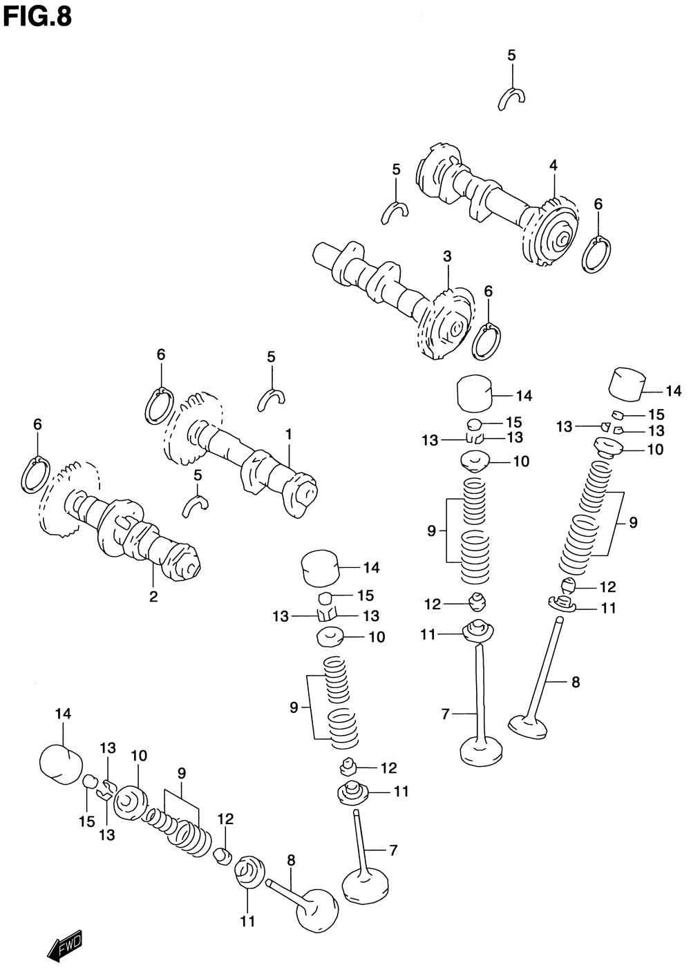 Cam shaft _ valve