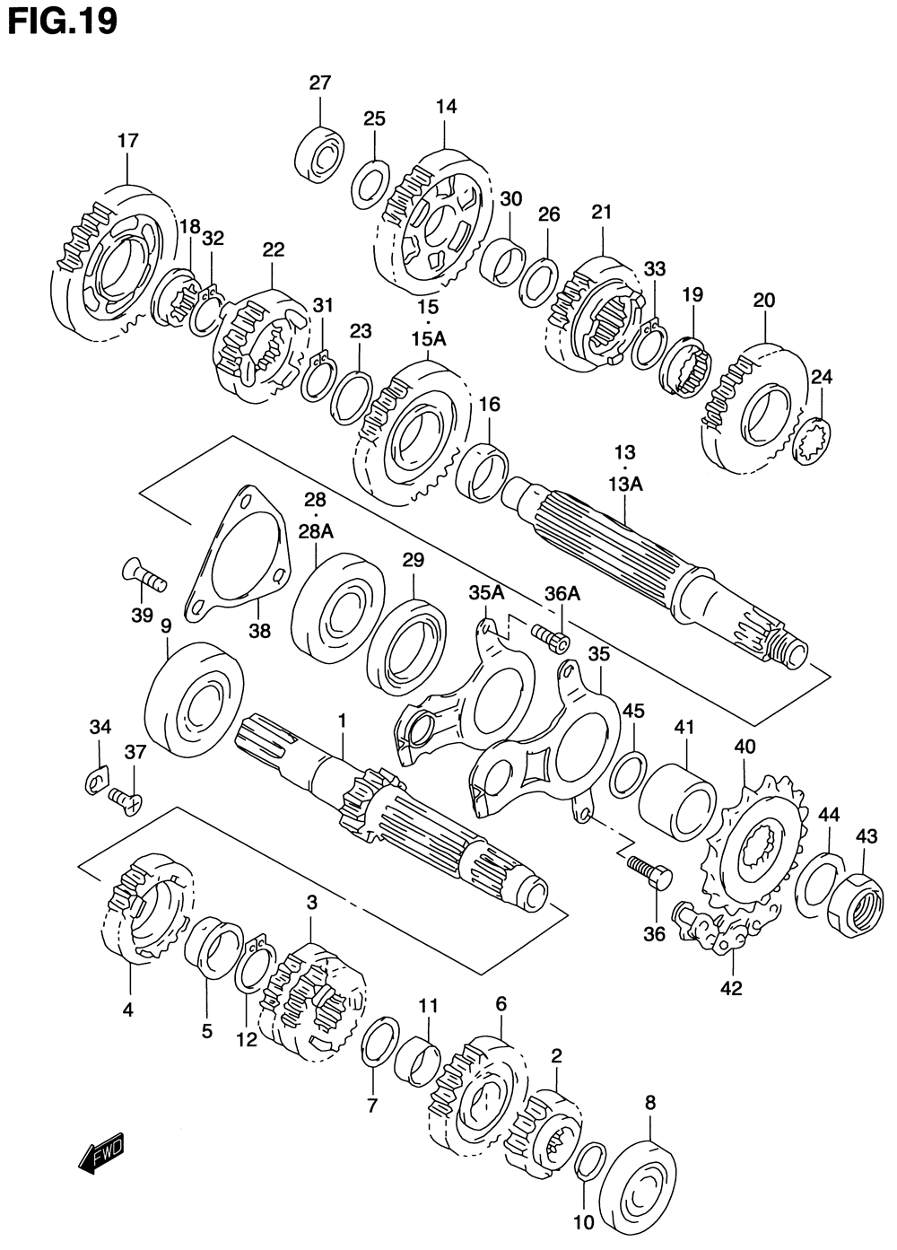 Transmission (model v_w)