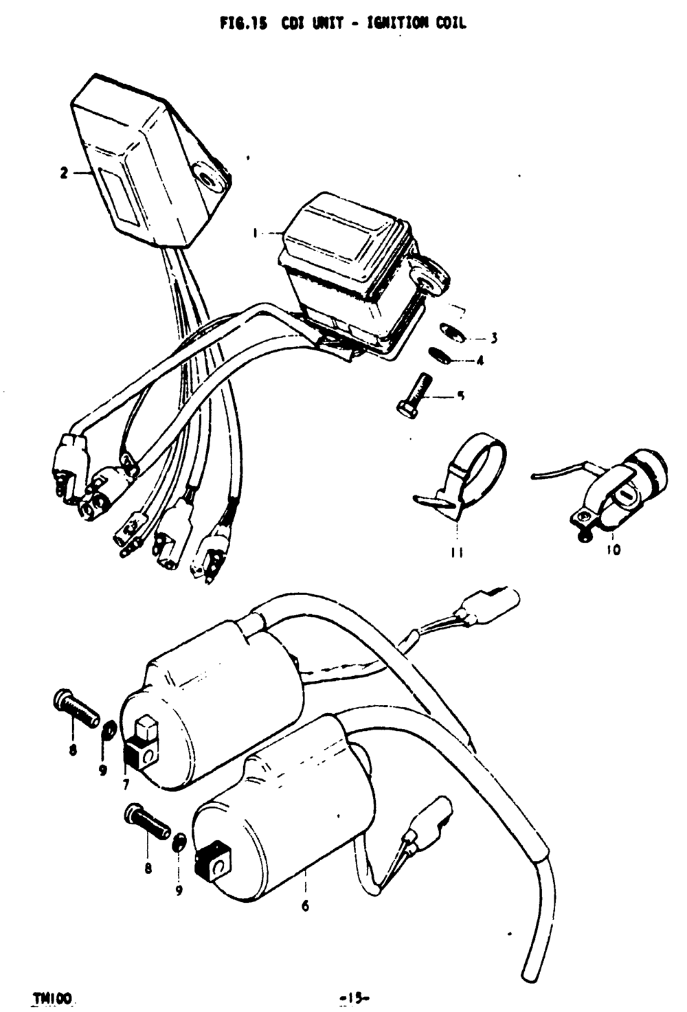 Cdi unit - ignition coil