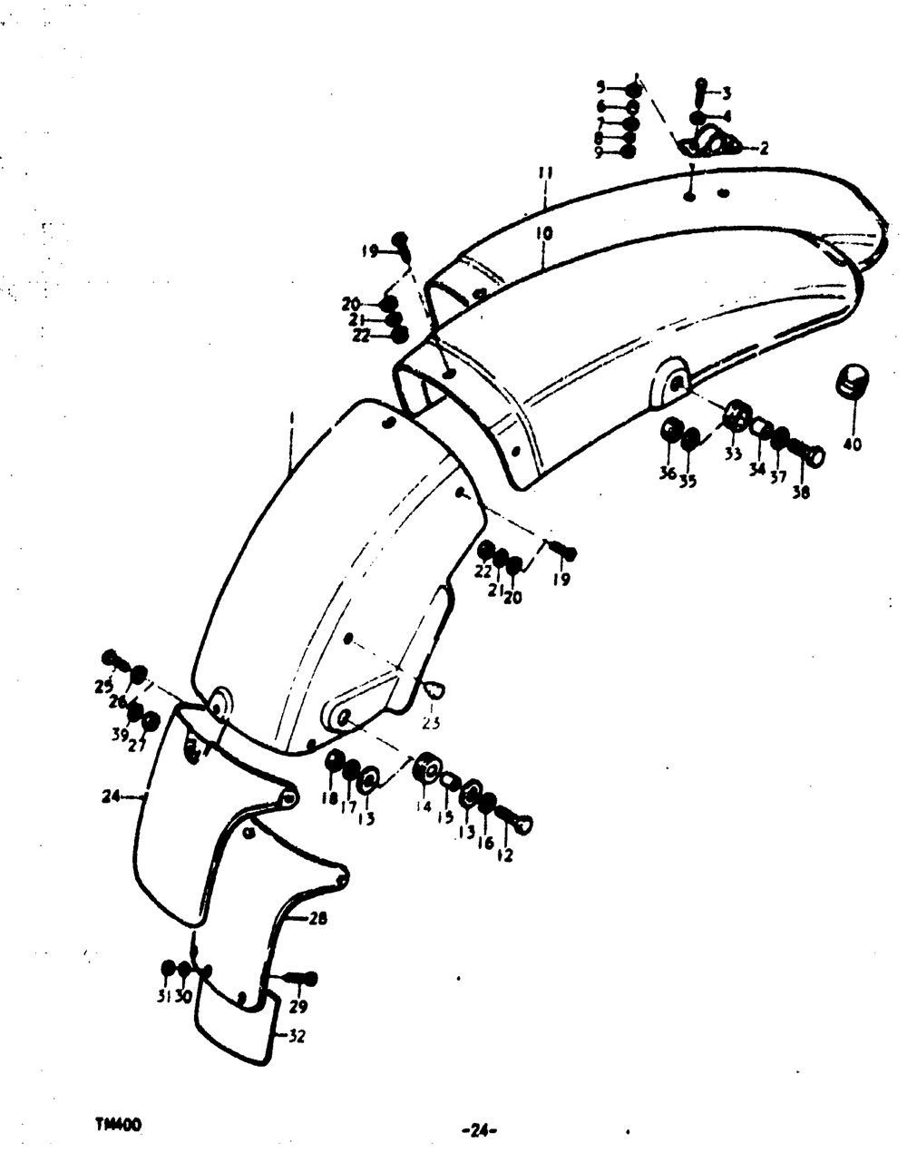 Rear fender