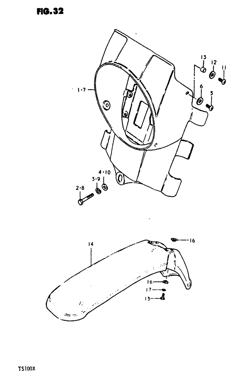 Headlamp housing - front fender