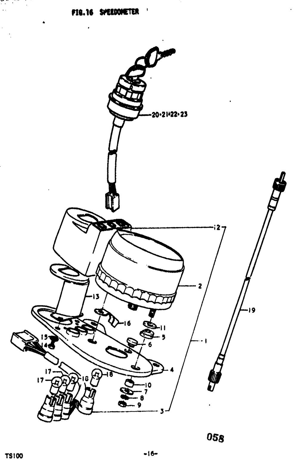 Speedometer (made by nippon denso)