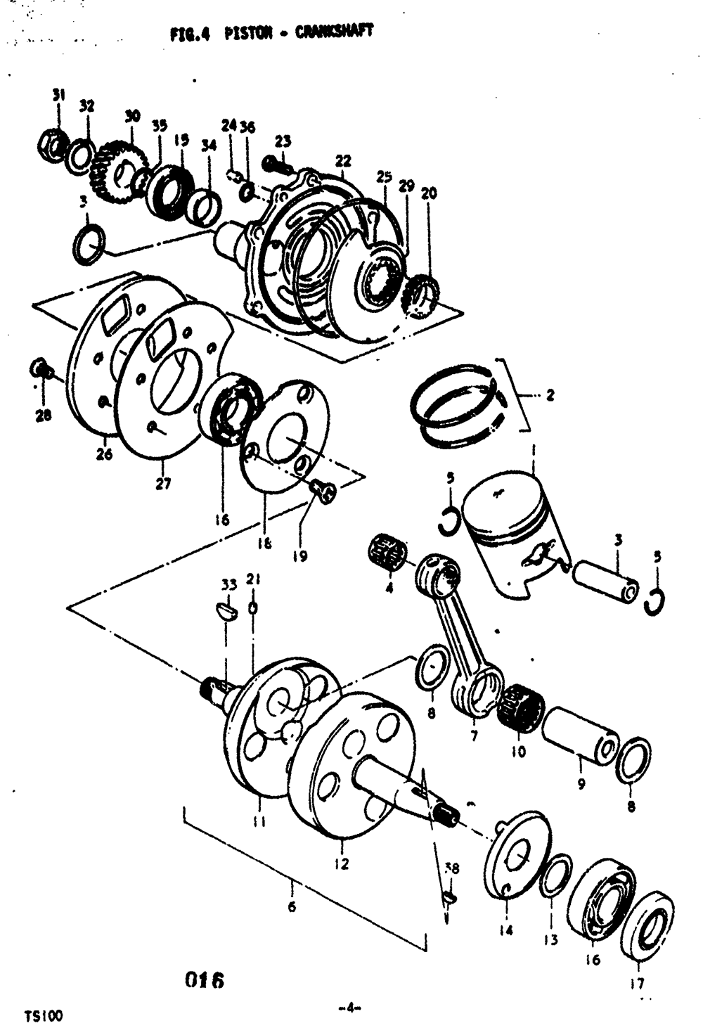 Piston - crankshaft