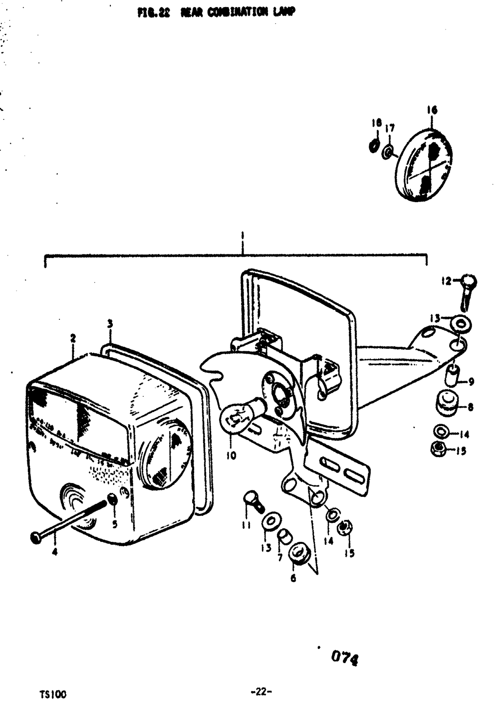 Rear combination lamp (ts100b)