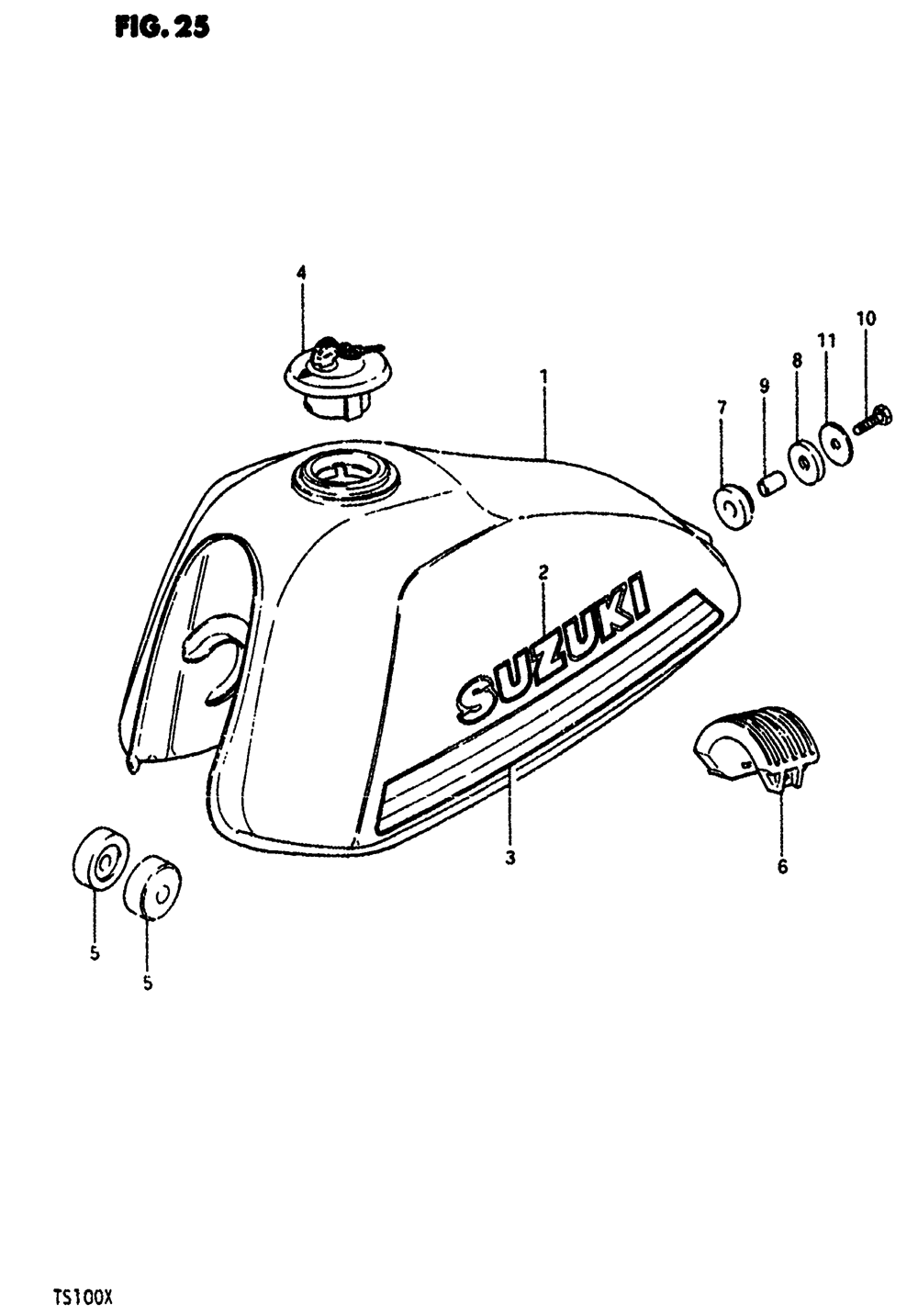 Fuel tank (ts100x)