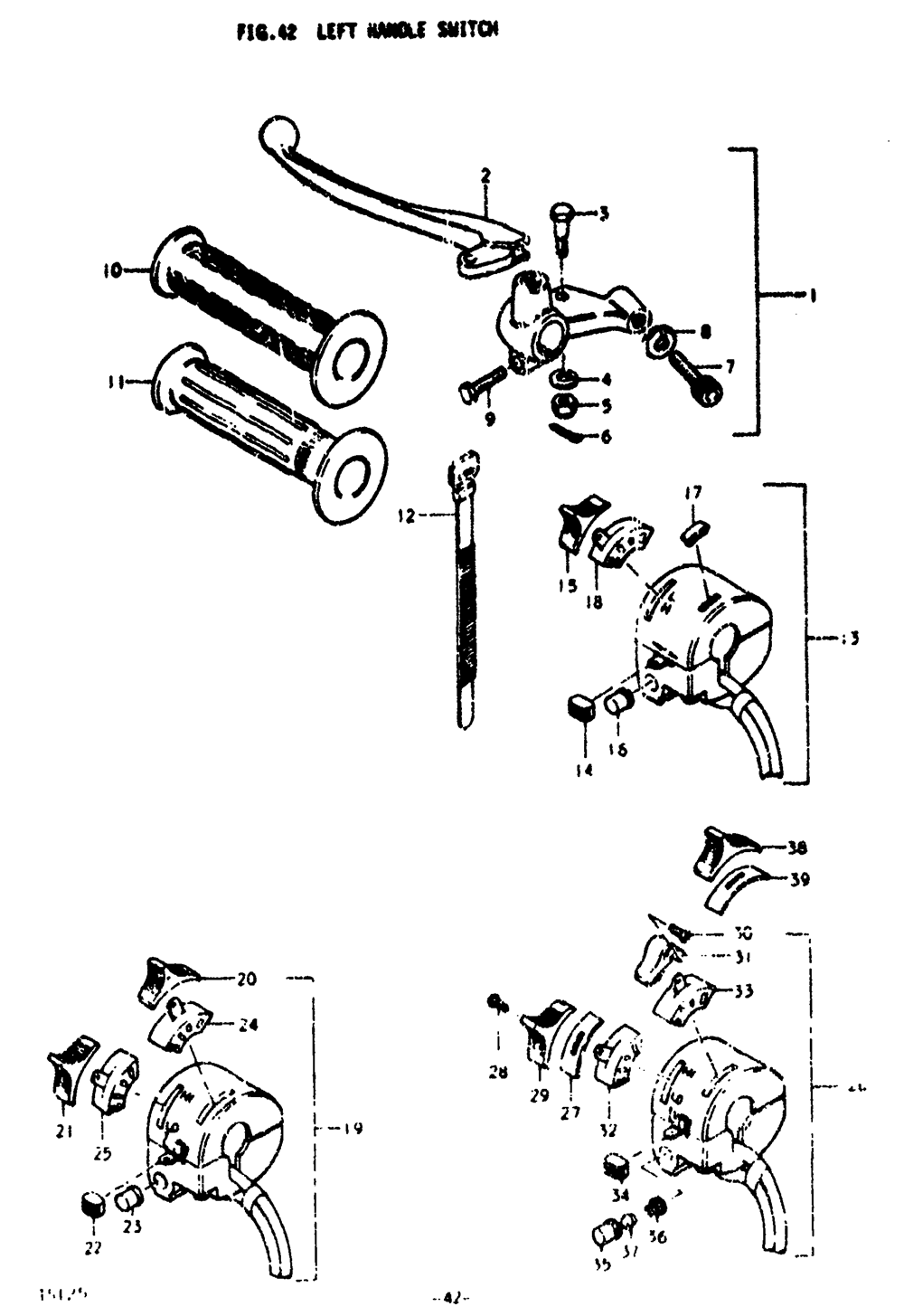 Left handle switch