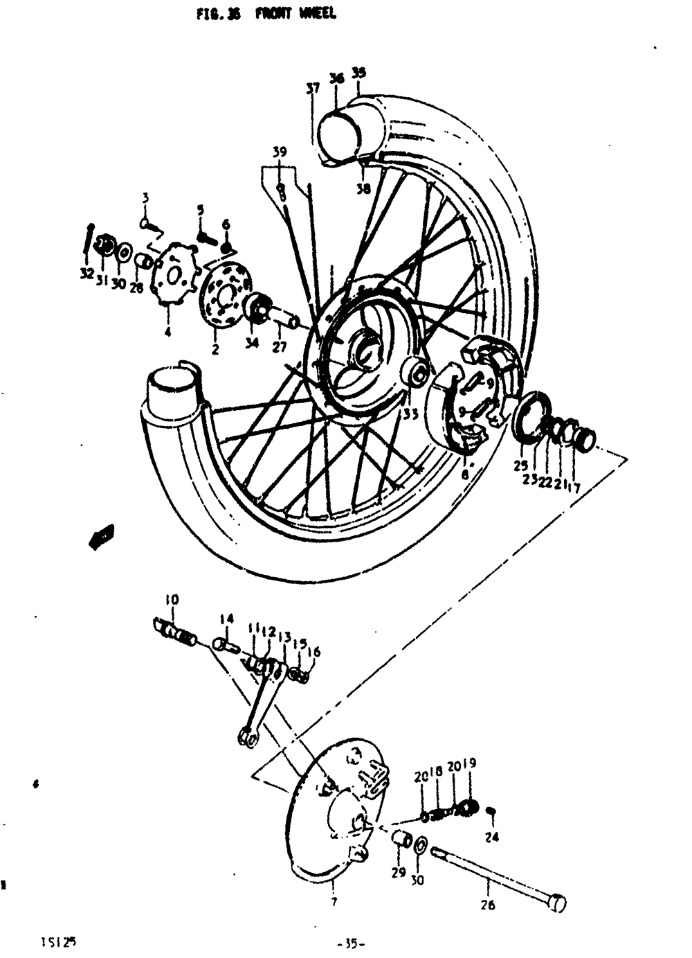 Front wheel