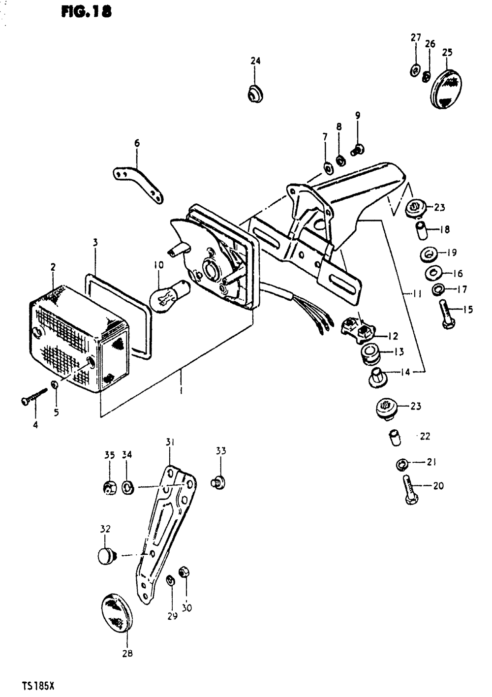 Rear combination lamp