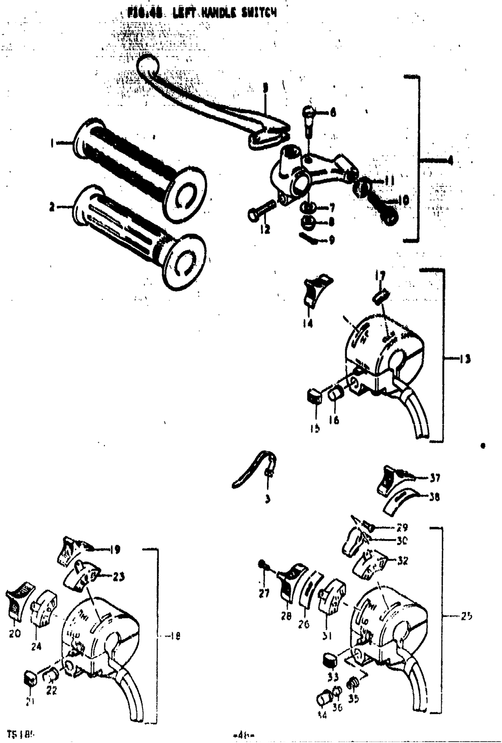 Left handle switch