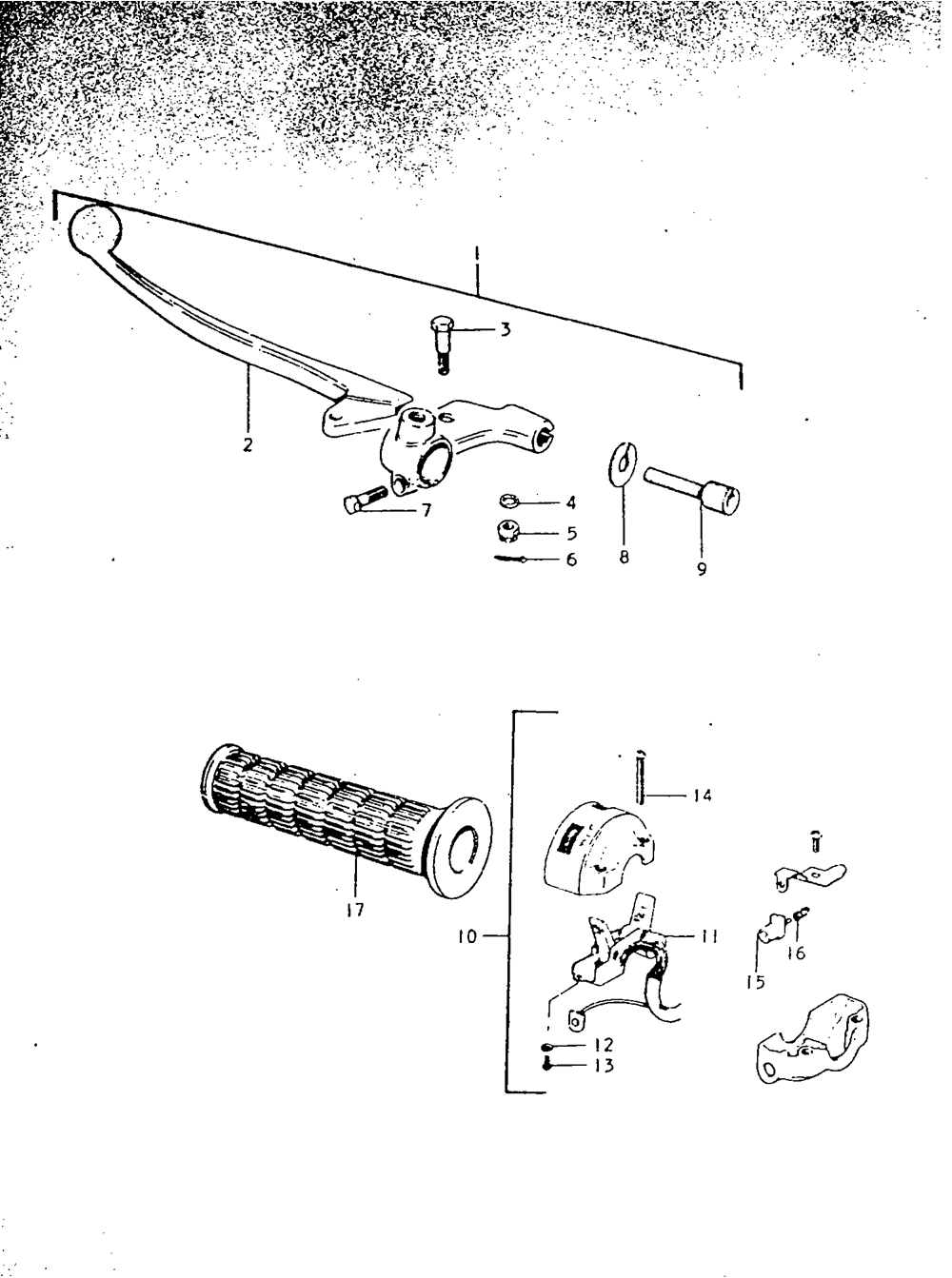 Handle grip lh