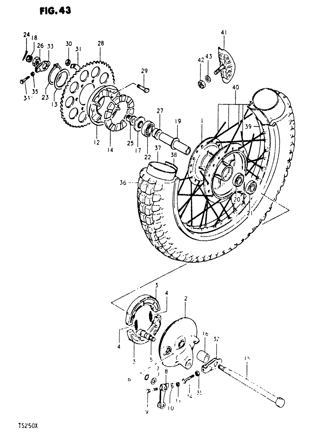 Rear wheel