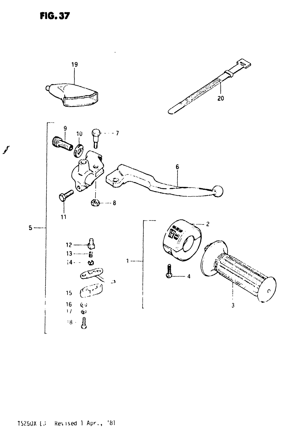 Right handle switch