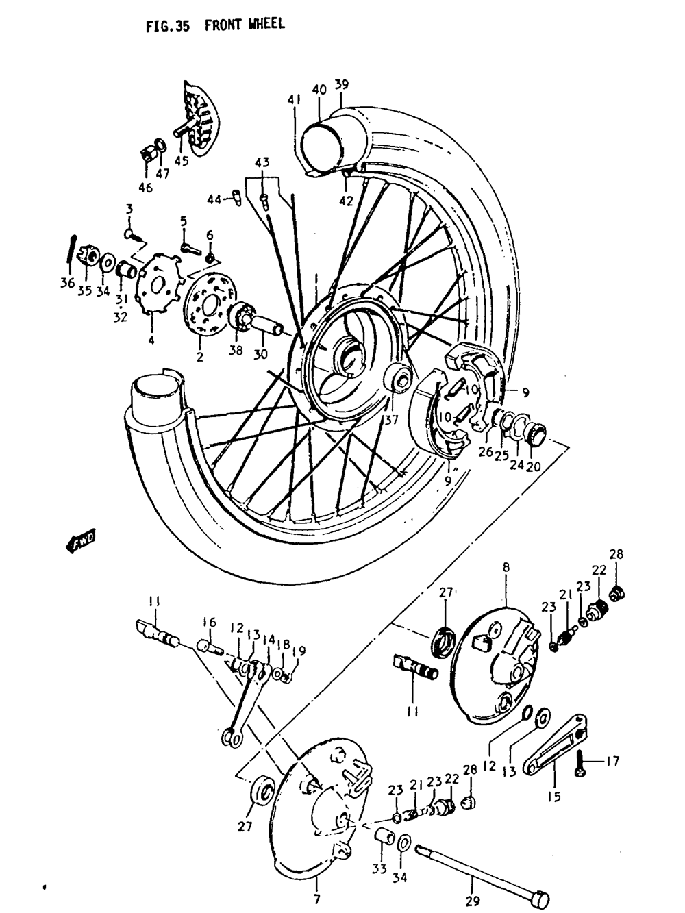 Front wheel