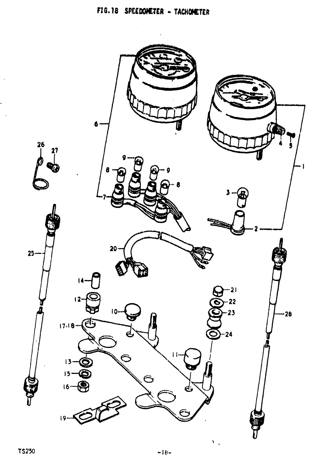 Speedometer - tachometer