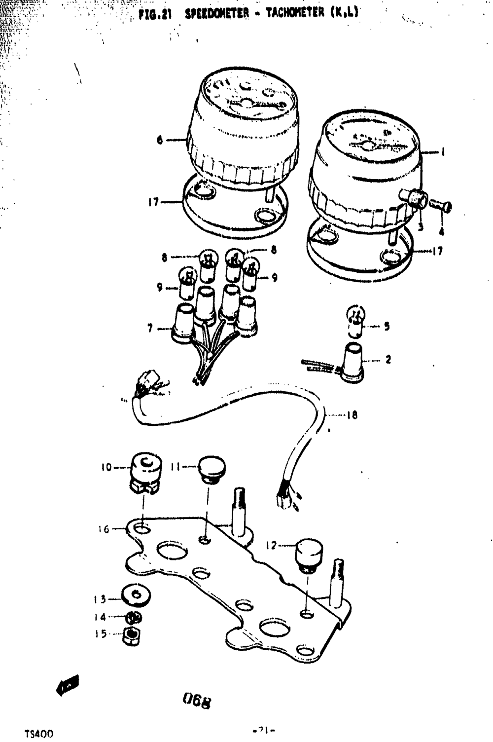 Speedometer - tachometer (k