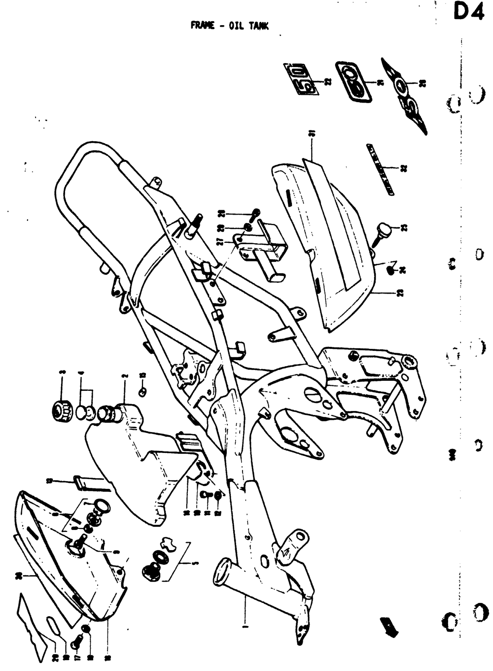 Frame - oil tank