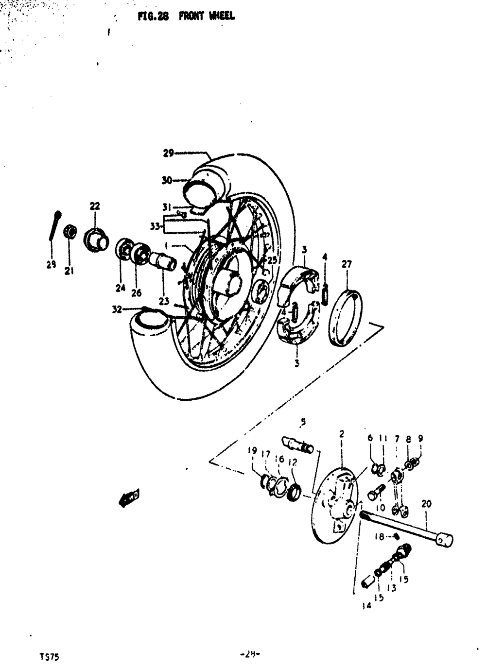 Front wheel