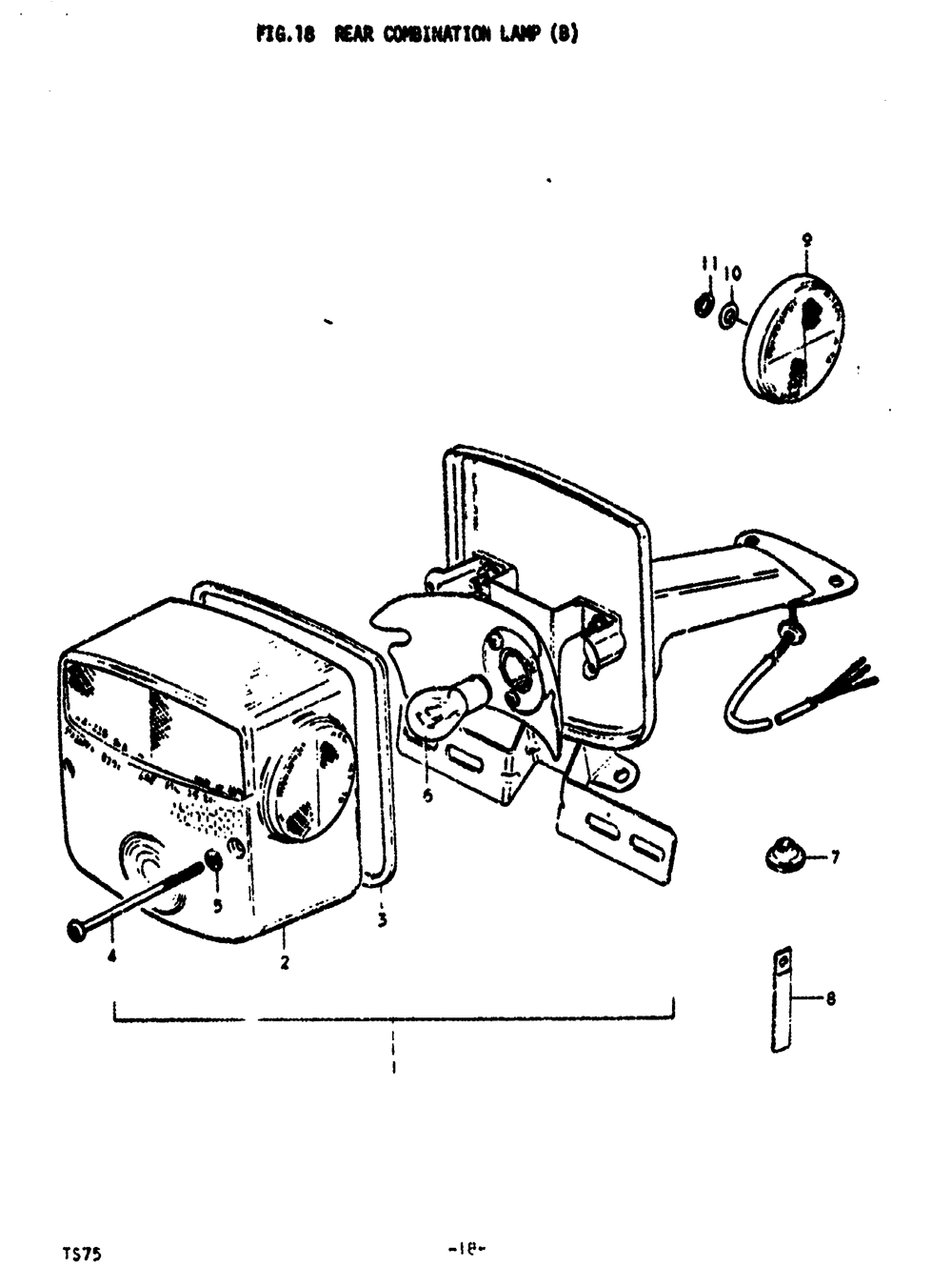 Rear combination lamp (ts75b)