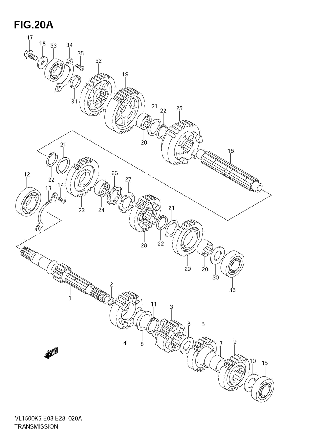 Transmission (model k6_k7)