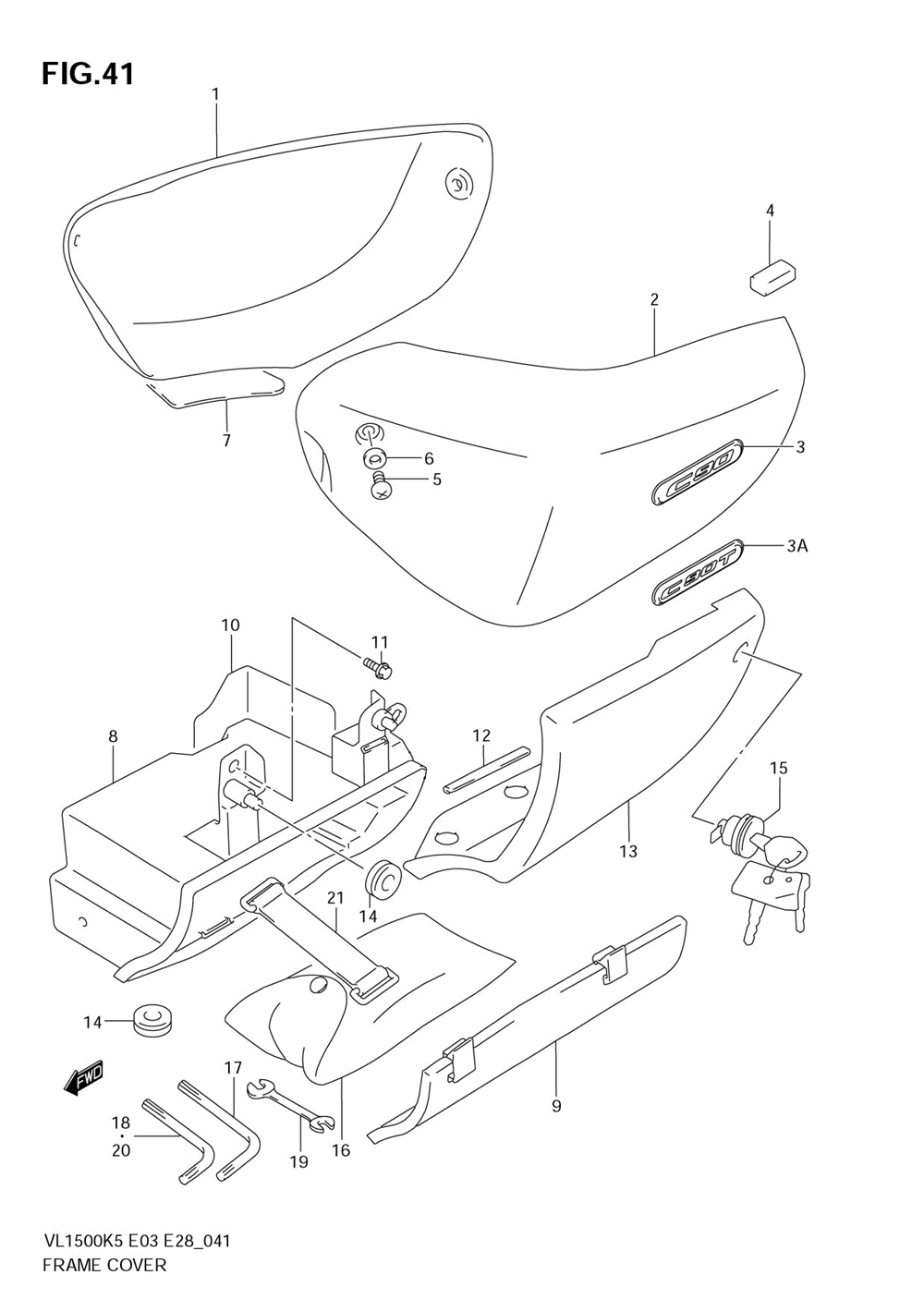 Frame cover (model k5_k6)