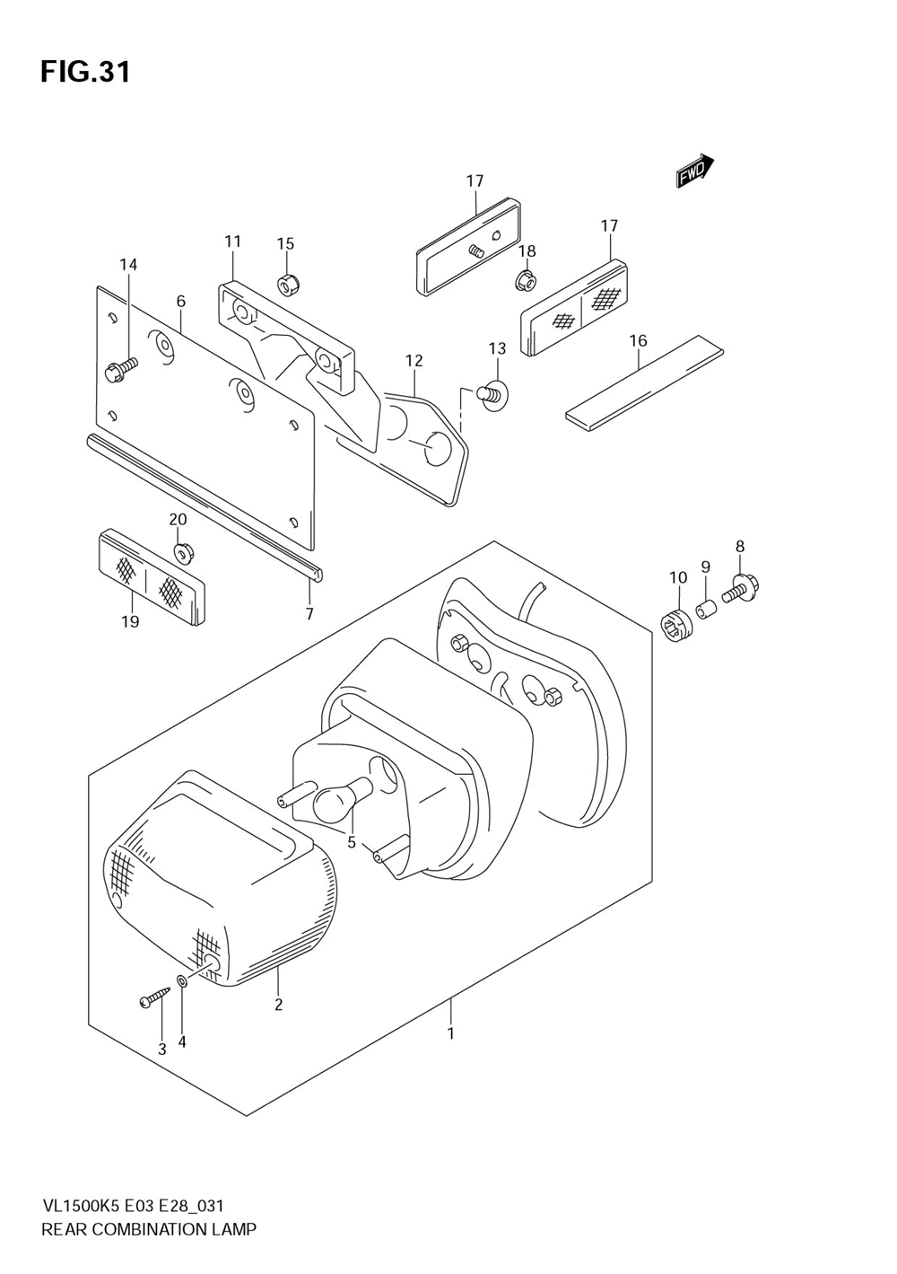 Rear combination lamp