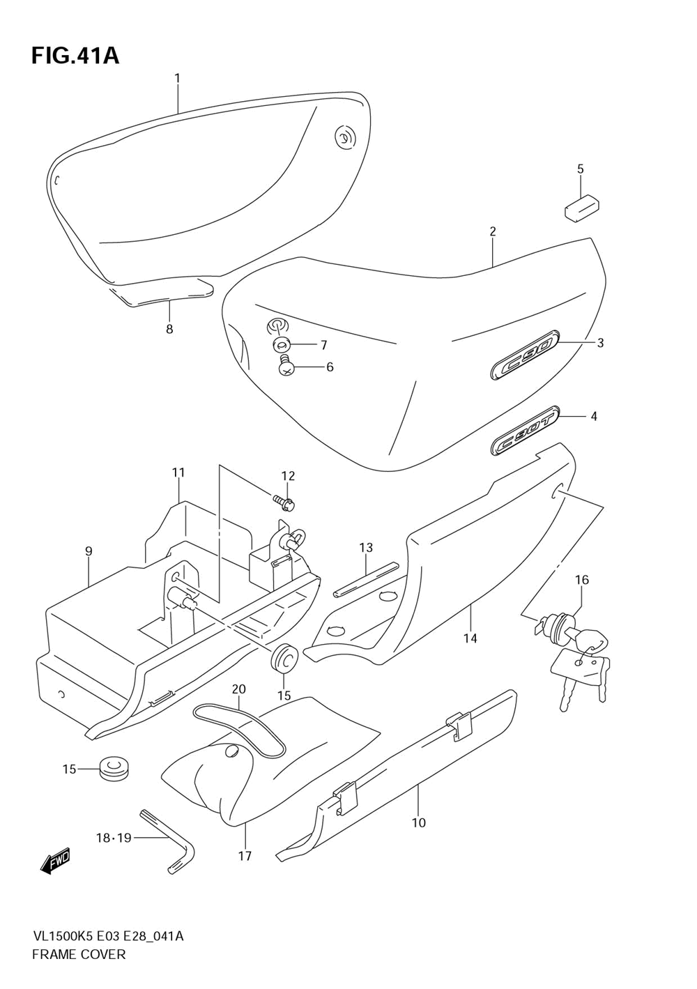 Frame cover (model k7)