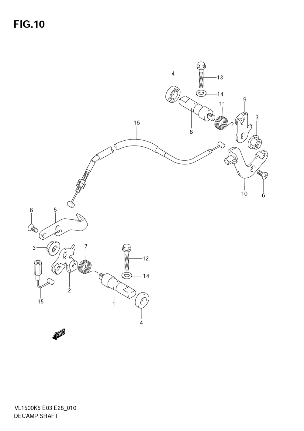 Decomp shaft