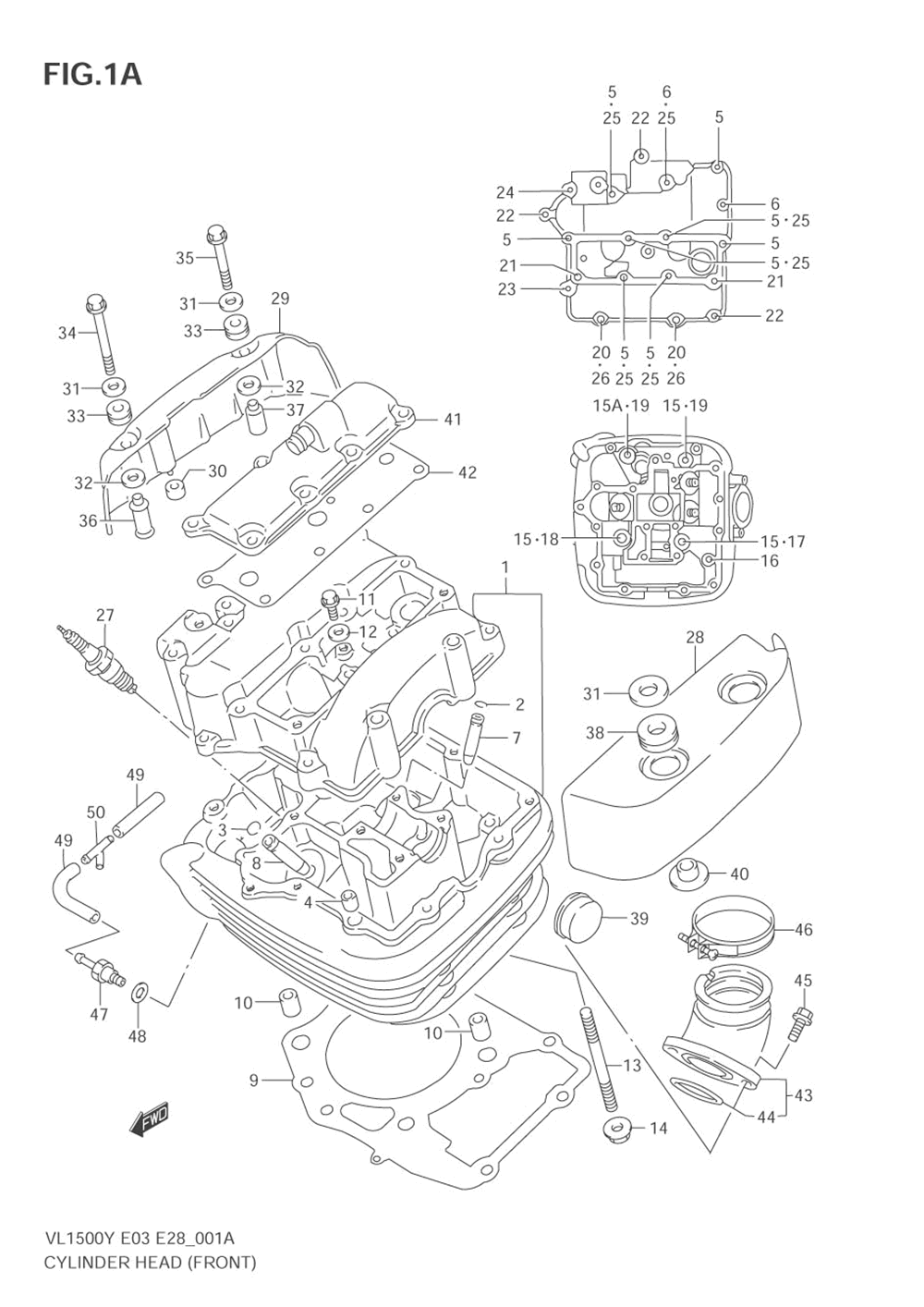 Cylinder head (front)