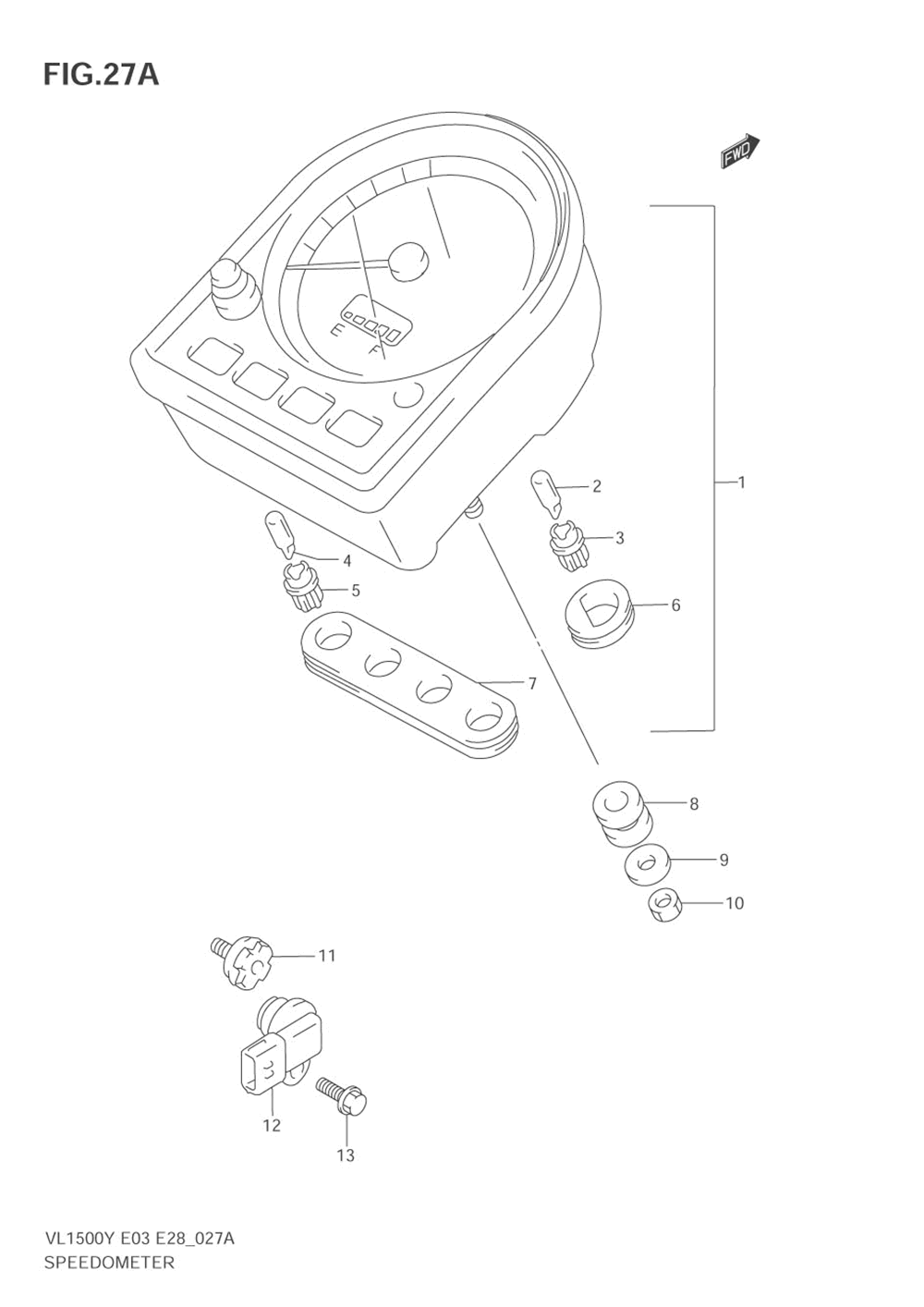 Speedometer (model x_y_k1_k2_k3_k4)