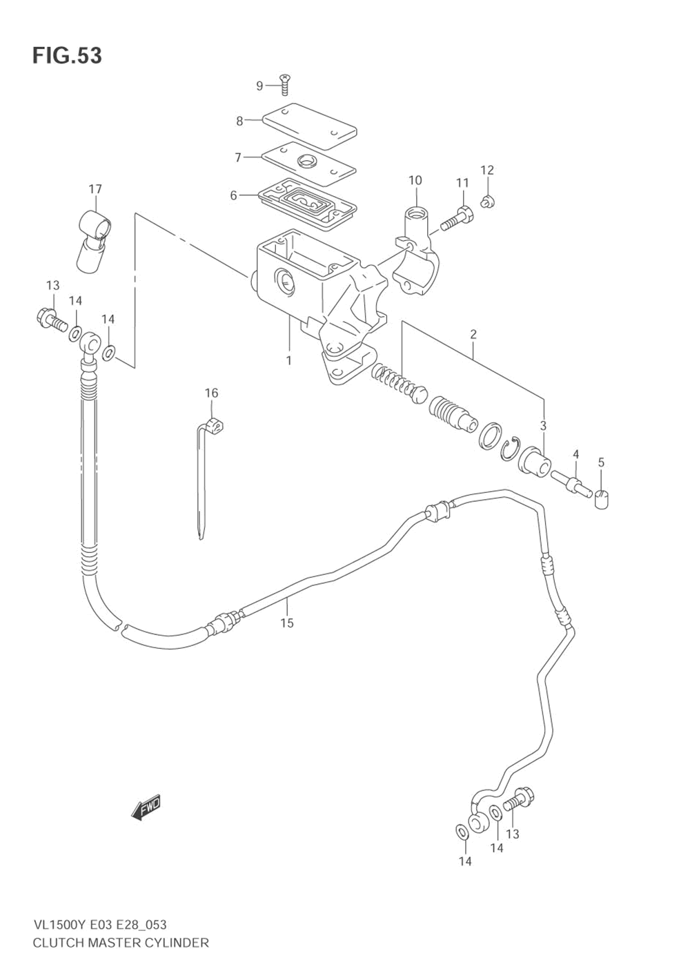 Clutch master cylinder