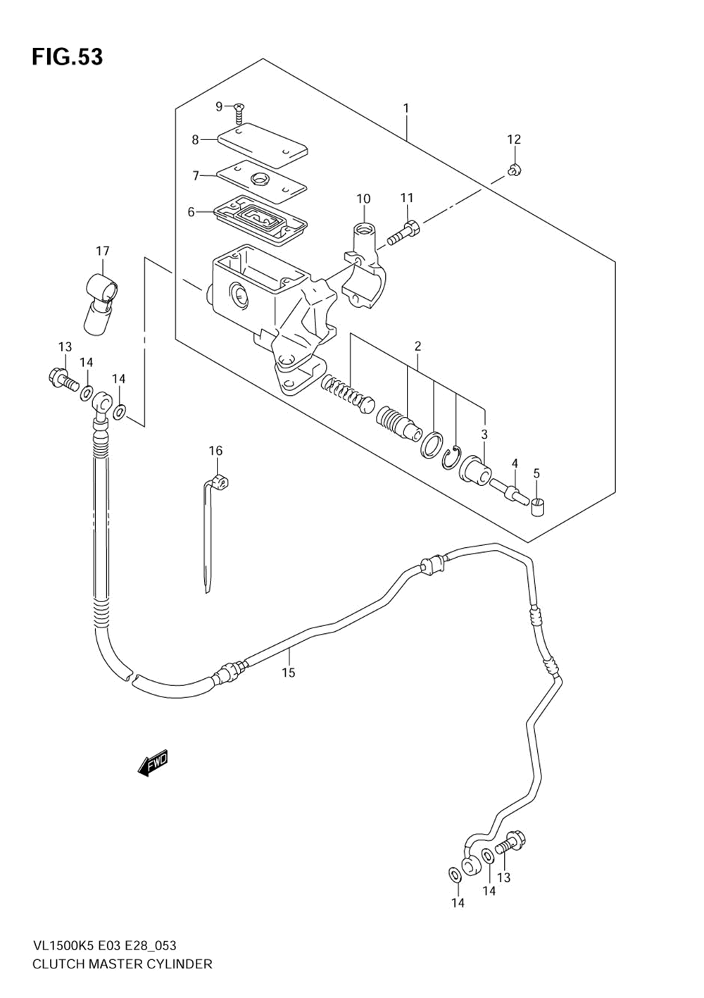 Clutch master cylinder