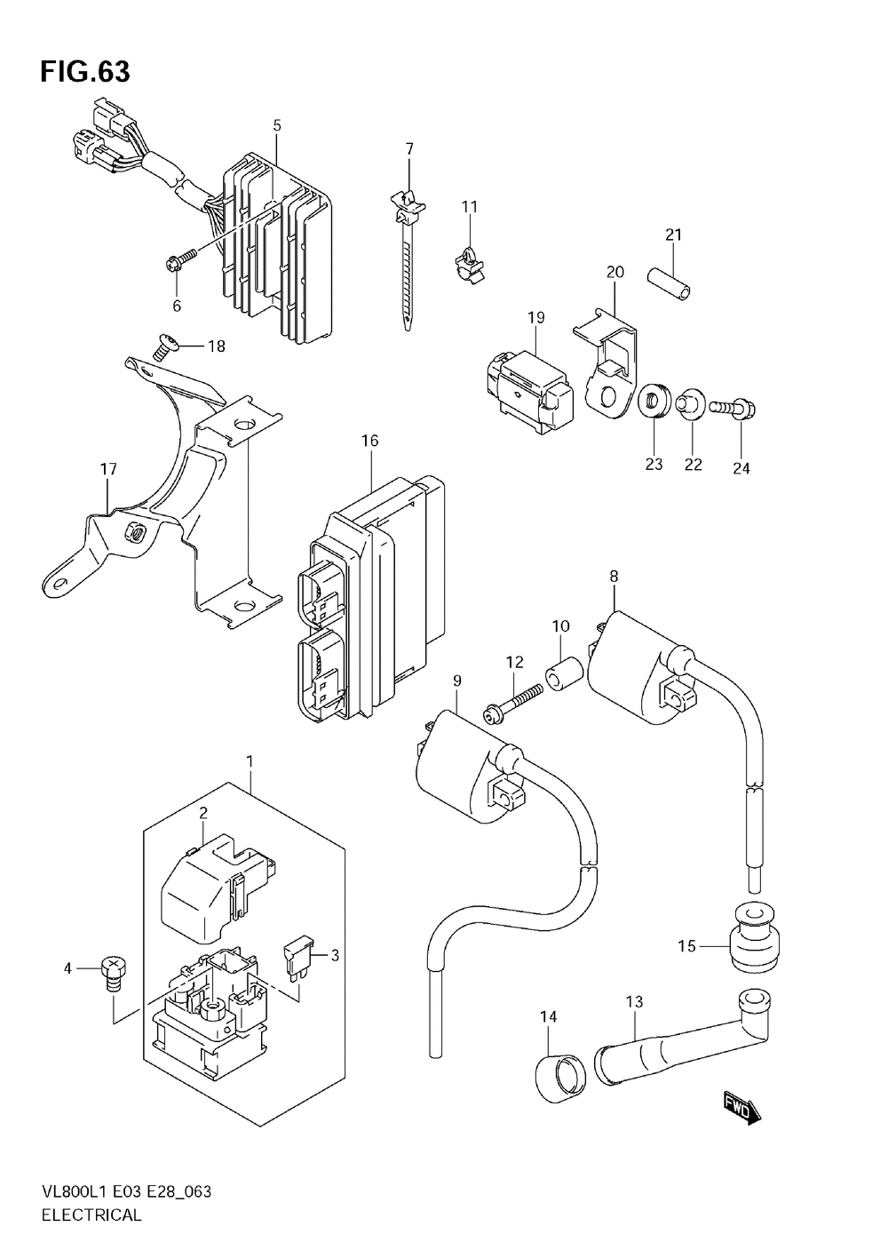 Electrical (vl800c e3)